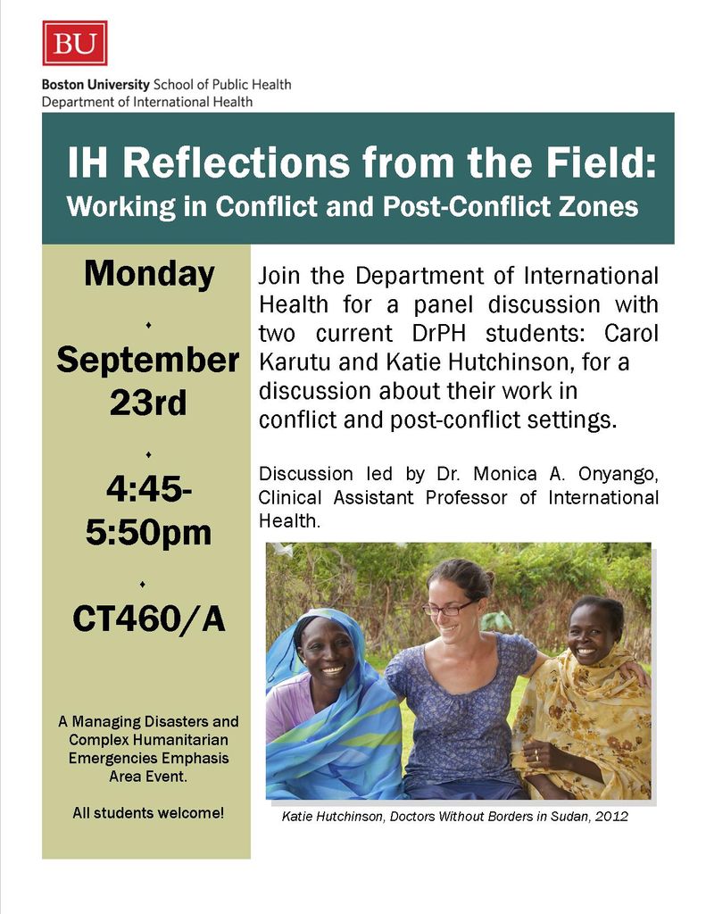 Reflections from the Field_Conflict Zone