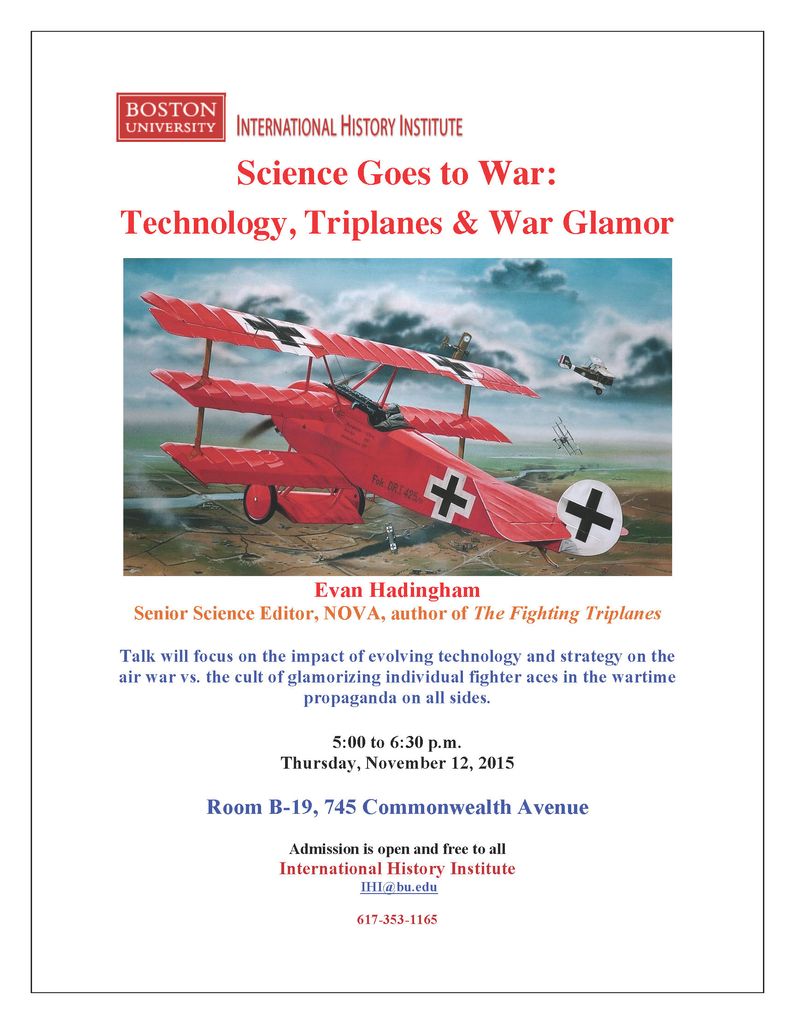 IHI 2015 Technology and Triplanes
