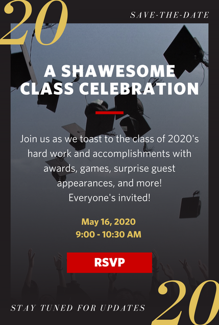 RSVP for 2020 Class Celebration