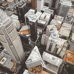 Aerial view of Charlotte, North Carolina