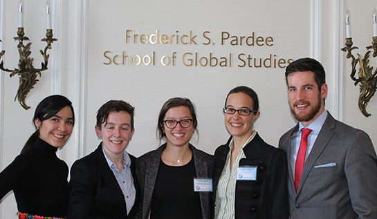 Graduate students Pardee School of Global Studies