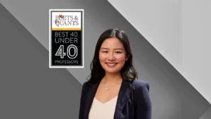 Laurina Zhang Named to the Poets & Quants Best 40-Under-40 MBA Professors