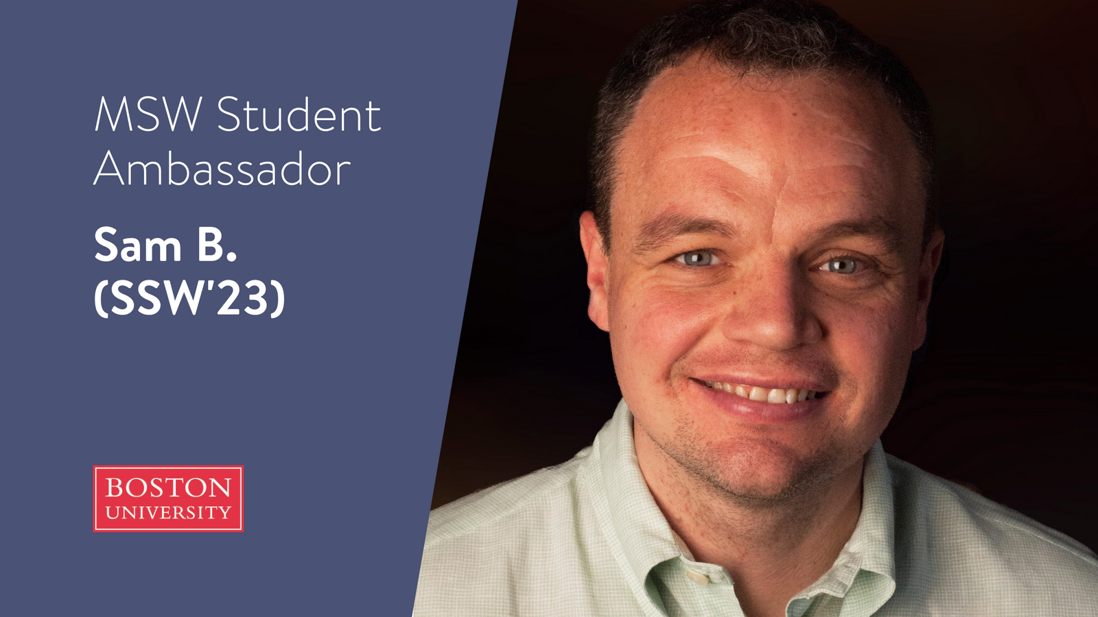 BUSSW MSW Student Ambassador Sam B.
