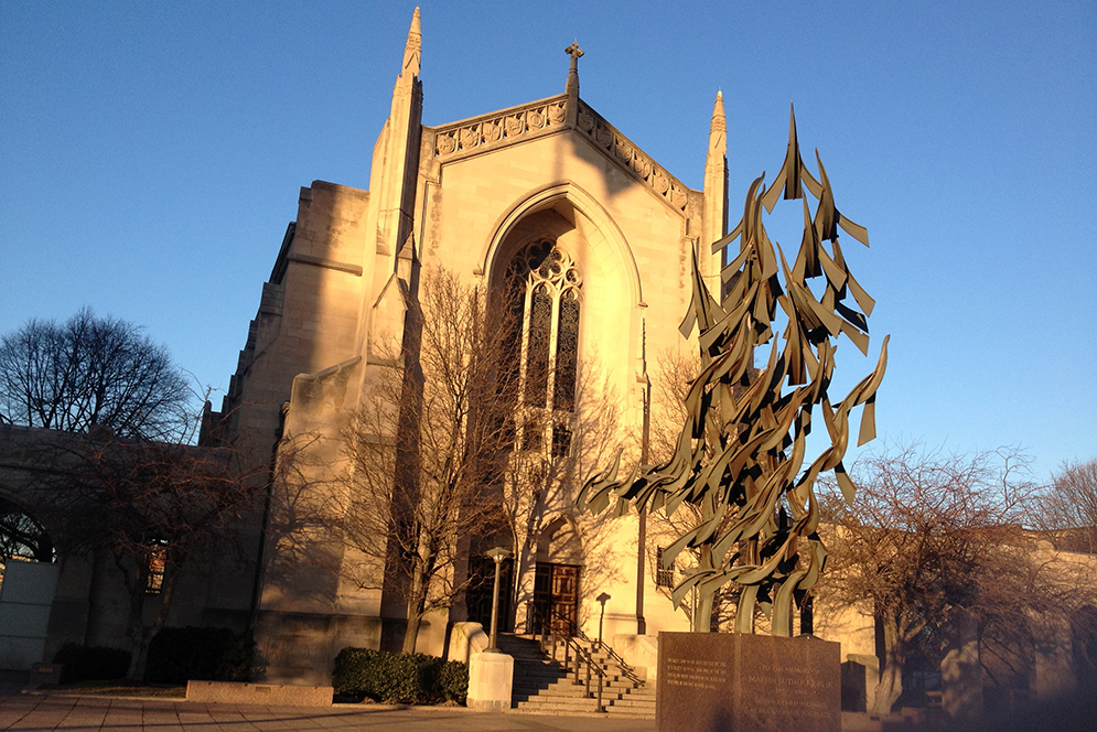 "Free at Last," a sculpture commemorating Dr. Martin Luther King at Boston University