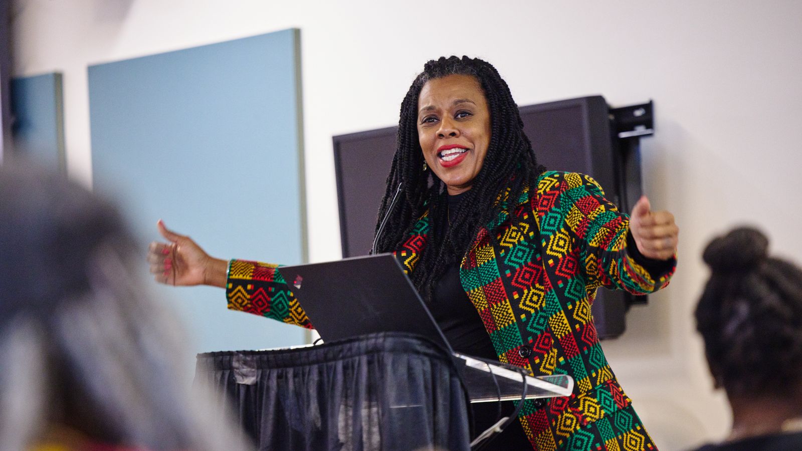 Featured speaker engages audience